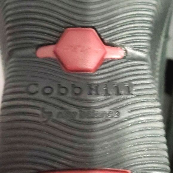 Cobb Hill by New Balance Black Leather Comfort Walking Work Platform Shoes - Picture 12 of 14